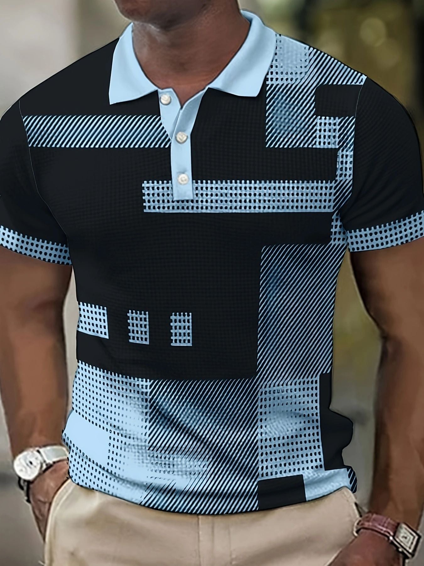 3d Fafger Digital Printing Sports Men's Short Sleeve